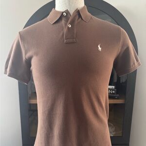 Ralph Lauren Men's Polo Shirt in Rich Brown